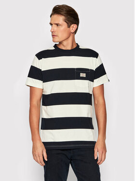 Deus Ex Machina Deus Ex Machina T-Shirt Jahral Stripe Tee DMP2011199 Schwarz Regular Fit