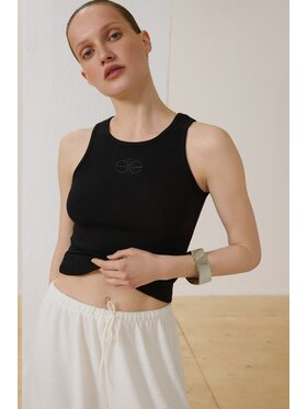Estro Estro Top ER00119736 Nero Slim Fit
