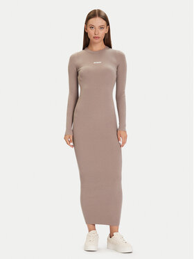 Guess Guess Úpletové šaty V5BK02 Z3JD2 Růžová Slim Fit