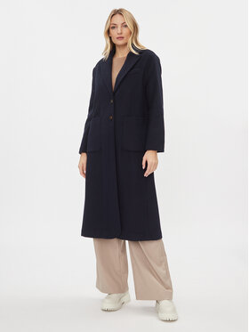 United Colors Of Benetton United Colors Of Benetton Wollmantel 28HFDN02V Dunkelblau Regular Fit