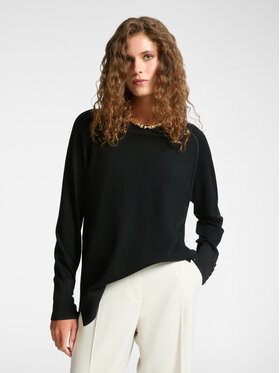 Elena Mirò Elena Mirò Kardigan M477Z000610N033 Czarny Boxy Fit