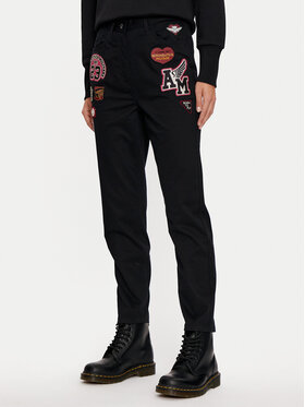 Aeronautica Militare Aeronautica Militare Pantaloni di tessuto 242PA1623DCT3406 Nero Regular Fit