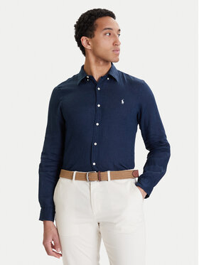 Polo Ralph Lauren Polo Ralph Lauren Krekls 710968915506 Tumši zils Slim Fit