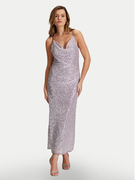 Swing Swing Večernja haljina 5AH15800 Ljubičasta Slim Fit