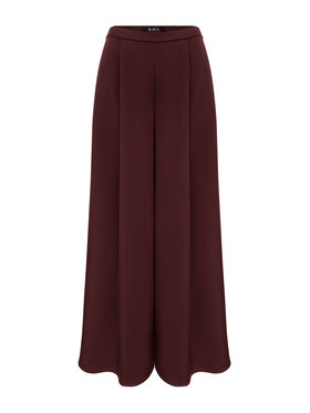KMX KMX Spodnie materiałowe 809570004 Bordowy Flare Fit