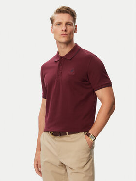 Beverly Hills Polo Club Beverly Hills Polo Club Tricou polo P-SS26M-P42561 Vișiniu Regular Fit