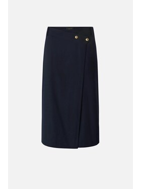 PINKO PINKO Spódnica midi Marzemino Gonna Granatowy Straight Fit