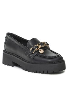 Tommy Hilfiger Tommy Hilfiger Loaferice Chain Chunky Loafer FW0FW06865 Crna