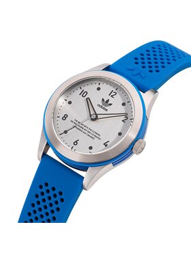 Adidas Originals Sat Code Three Watch AOSY23032 Srebrna