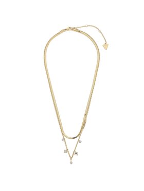Guess Guess Náhrdelník Perfect Liaison JUBN03 067JW Žlté pozlátenie