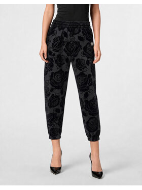 PHILIPP PLEIN PHILIPP PLEIN Teplákové kalhoty 31057 Černá Jogger Fit