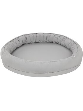 Cotton&Sweets Cotton&Sweets Gniazdo Gniazdko Junior Basic bez falbanki Jasno szare Szary