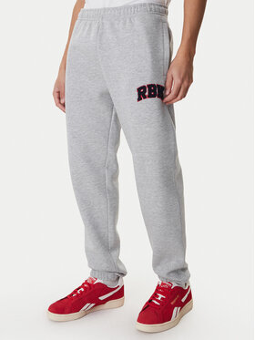 Reebok Reebok Pantaloni trening Bermingham RK25555CCM Gri Relaxed Fit