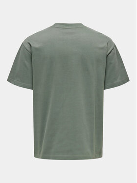 Only & Sons T-shirt 22028766 Zelena Relaxed Fit