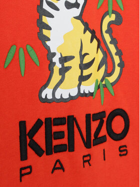 Kenzo Kids Pletena Obleka K12290 S Rdeča Regular Fit