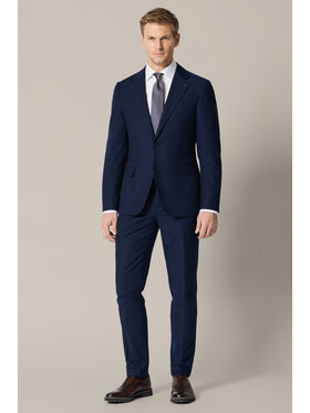 Lancerto Lancerto Garnitur Siracusa GA073126000001 Granatowy Slim Fit