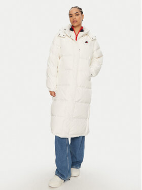 Tommy Jeans Tommy Jeans Pehelykabát Alaska DW0DW18860 Fehér Regular Fit