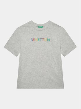 United Colors Of Benetton United Colors Of Benetton T-shirt 3BL0C10DY Siva Regular Fit