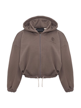 Magda Matyja Magda Matyja Bluza MOCCA ZIP Brązowy Loose Fit