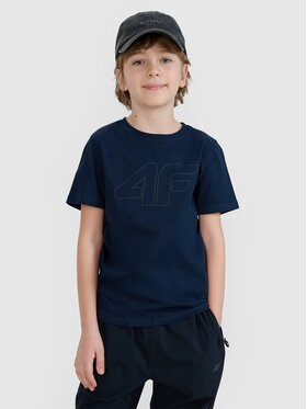 4F 4F T-shirt 4FJWSS25TTSHM2179-31S Blu Regular Fit