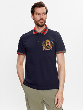 Aeronautica Militare Aeronautica Militare Polokošeľa 231PO1687P314 Tmavomodrá Regular Fit