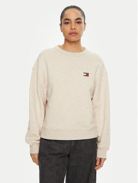 Tommy Jeans Tommy Jeans Світшот DW0DW19408 Бежевий Boxy Fit