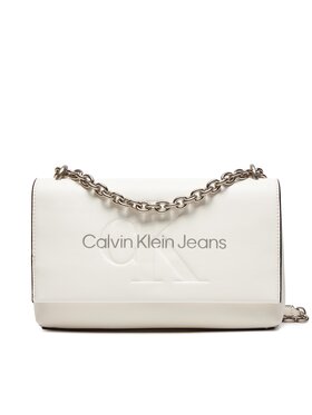 Calvin Klein Jeans Calvin Klein Jeans Τσάντα Sculpted Ew Flap Conv25 Mono K60K611866 Λευκό