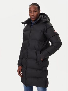 Hunter Hunter Зимове пальто Bretton HARM0023252 Чорний Regular Fit