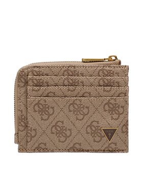 Guess Guess Kreditinių kortelių dėklas Vezzola Smart Mltple Cc W Zip SMEVZL LEA75 Ruda