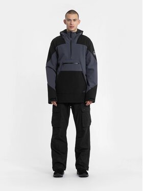 4F 4F Spodnie snowboardowe 4FAW22TFTRM187-20S Czarny Regular Fit