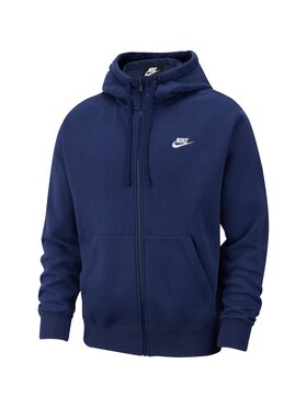 Nike Nike Felpa Sportwear Club Hoodie FZ Blu scuro Regular Fit