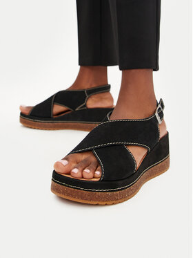 Clarks Clarks Босоніжки Kassanda Step 26177299 Чорний
