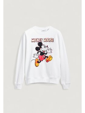 Desigual Desigual Μπλούζα SWEAT_AVERY MICKEY Λευκό Sweat Fit