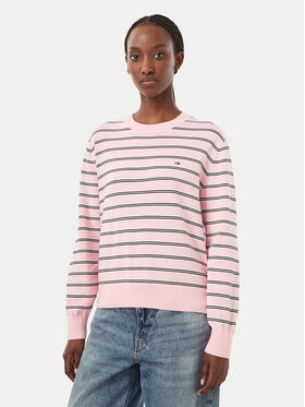 Tommy Jeans Tommy Jeans Megztinis Essential DW0DW23360 Rožinė Regular Fit