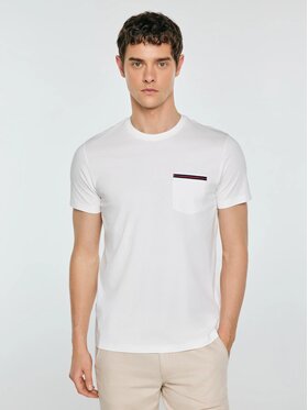 BIG STAR BIG STAR T-Shirt TOMS_100_150 Biały Basic Fit