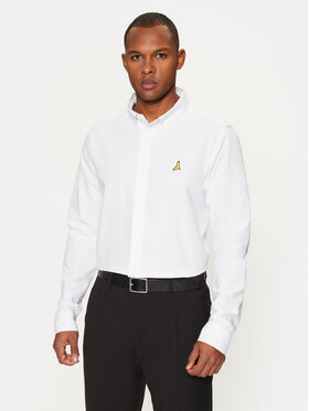 Brave Soul Brave Soul Särk MSH-230CLAUDIANB Valge Slim Fit