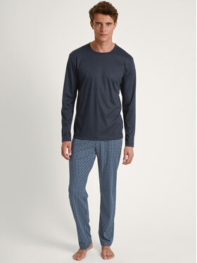 Calida Calida Piżama 46187 Granatowy Regular Fit
