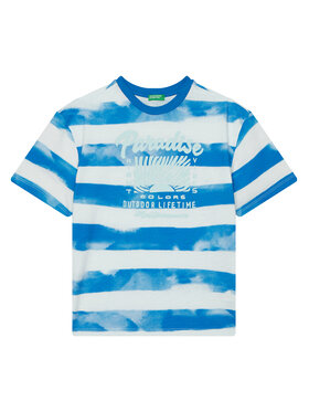 United Colors Of Benetton United Colors Of Benetton Tricou 3SL3C10P5 Albastru Oversize
