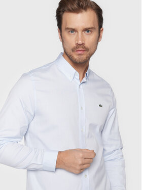 Lacoste Košulja CH1843 Plava Slim Fit