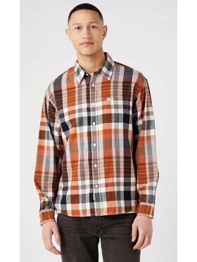 Wrangler Wrangler Koszula 1 Pkt Shirt Kolorowy Relaxed Fit