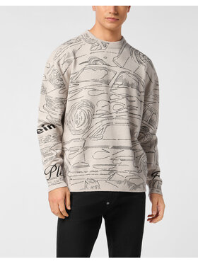 PHILIPP PLEIN PHILIPP PLEIN Maglione 23629 Beige Regular Fit