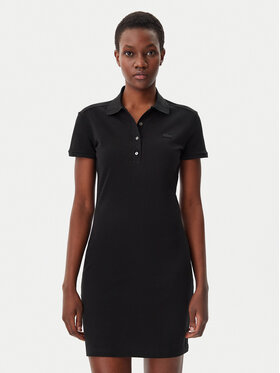 Lacoste Lacoste Sukienka codzienna EF5473 Czarny Slim Fit