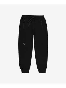 PROSTO. PROSTO. Spodnie dresowe Log Czarny Regular Fit