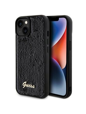 Guess Guess Etui na telefon iPhone 14 / 15 / 13 Czarny