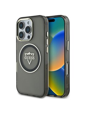 Guess Guess Etui na telefon Apple iPhone 16 Pro Czarny