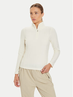 4F 4F Termoaktyvus apatinis trikotažas, viršus 4FWAW24UFLEF048 Écru Slim Fit