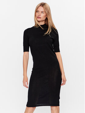 Calvin Klein Calvin Klein Φόρεμα υφασμάτινο K20K205751 Μαύρο Regular Fit