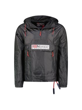 Geographical Norway Geographical Norway Kurtka przeciwdeszczowa WW4241H/GN-Black Czarny Regular Fit
