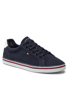 Tommy Hilfiger Tommy Hilfiger Πάνινα παπούτσια Essential Th Sneaker FW0FW06178 Σκούρο μπλε