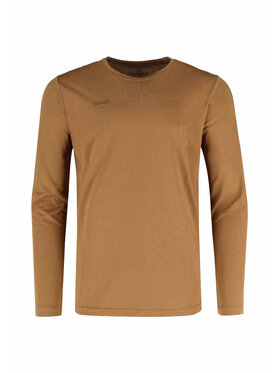 Volcano Volcano Longsleeve M17202-W24 Beżowy Regular Fit